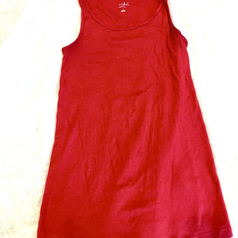 L Maternity Red Tank